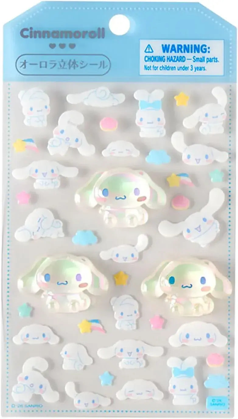 Sanrio Aurora 3D Sticker - Cinnamorol - 4550624225311