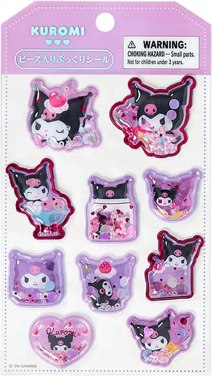 Sanrio Aurora 3D Sticker - Chromi Beads Squishy Seal - 4550624226868