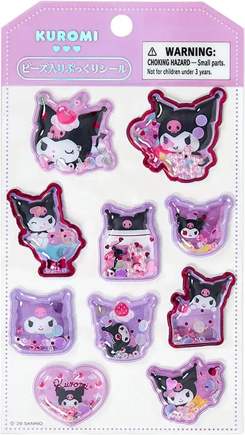 Sanrio Aurora 3D Sticker - Chromi Beads Squishy Seal - 4550624226868