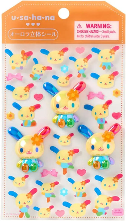 Sanrio Aurora 3D Sticker - Usahana - 4550624225519