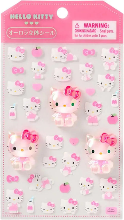 Sanrio Aurora 3D Sticker - Hello Kitty - 4550624225229