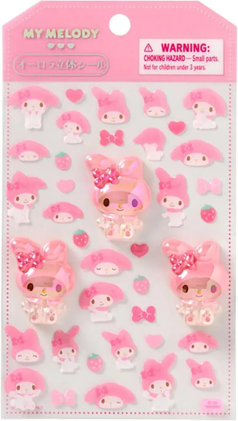 Sanrio Aurora 3D Sticker - My Melody - 4550624225267