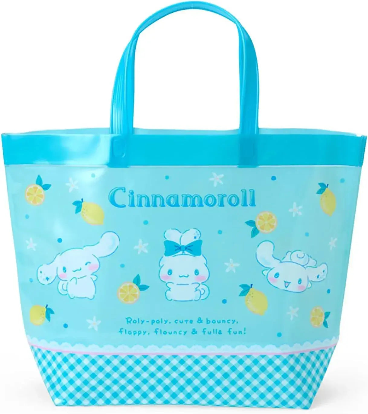 Sanrio Clear Boston Bag Stylish Handbag - Cinnamon Roll Pool Bag - 4550624742054