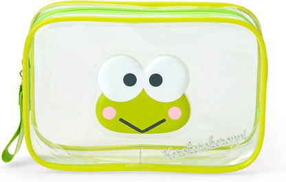 Sanrio Clear Pouch Character Goods Small Case - Kerokerokuropi - 4550624750905