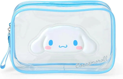 Sanrio Clear Pouch Character Goods Small Case - Cinnamoroll - 4550624750509