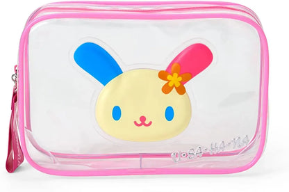 Sanrio Clear Pouch Character Goods Small Case - Usahana - 4550624750929