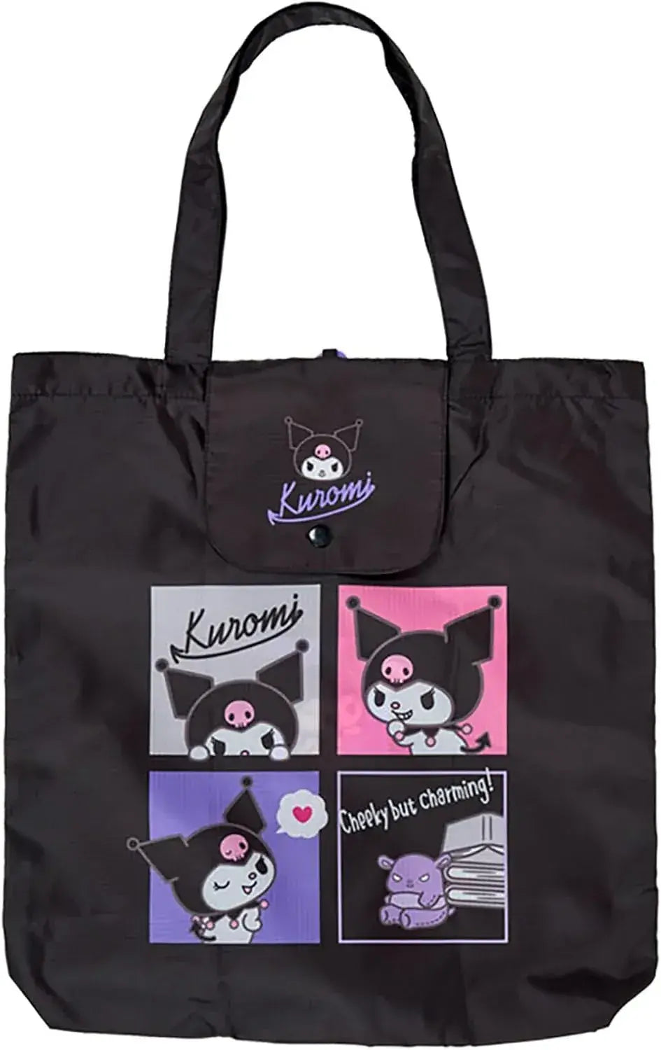 Sanrio Eco Bag Character Tote Bag - Kuromi M - 4550624779135