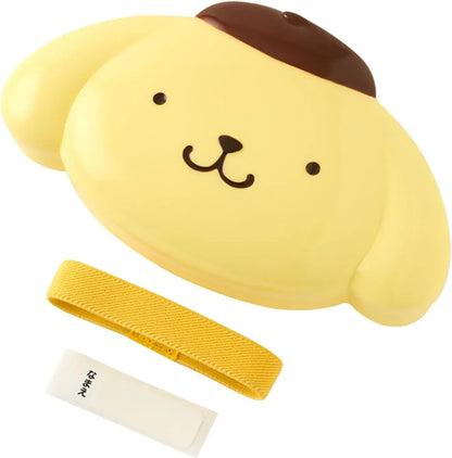 Sanrio Face-shaped Hello Kitty Lunch Box Microwave Safe Without Lid - Pom Pom Pudding - 4550624655781