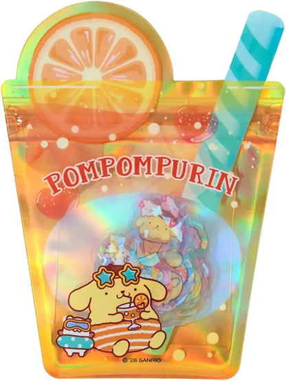 Sanrio Kuromi Summer Sticker Set Age 3 Plus - Pompompurin - 4550624769471