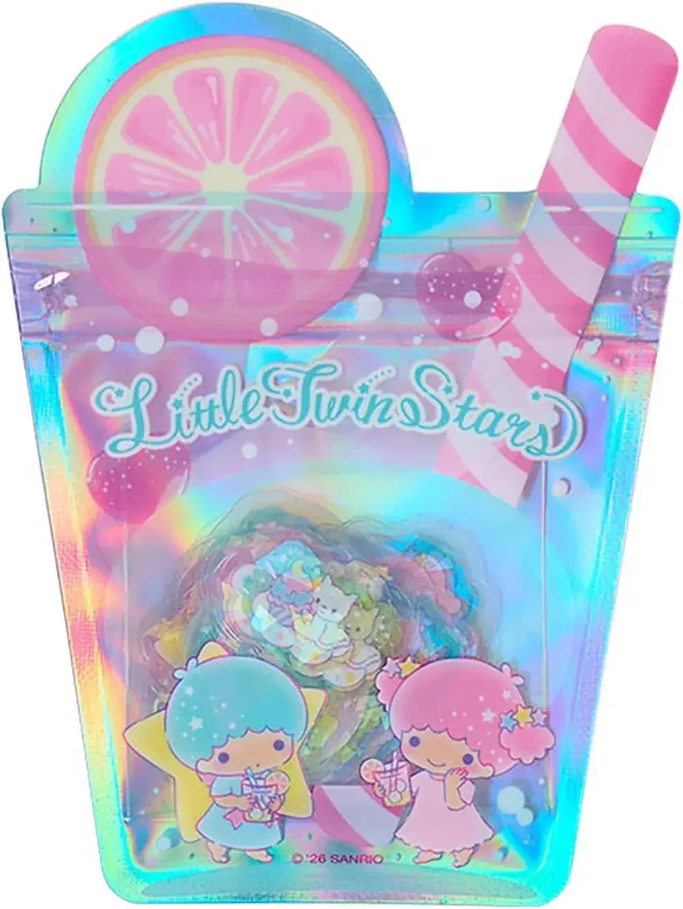 Sanrio Kuromi Summer Sticker Set Age 3 Plus - Little Twin Stars - 4550624769419