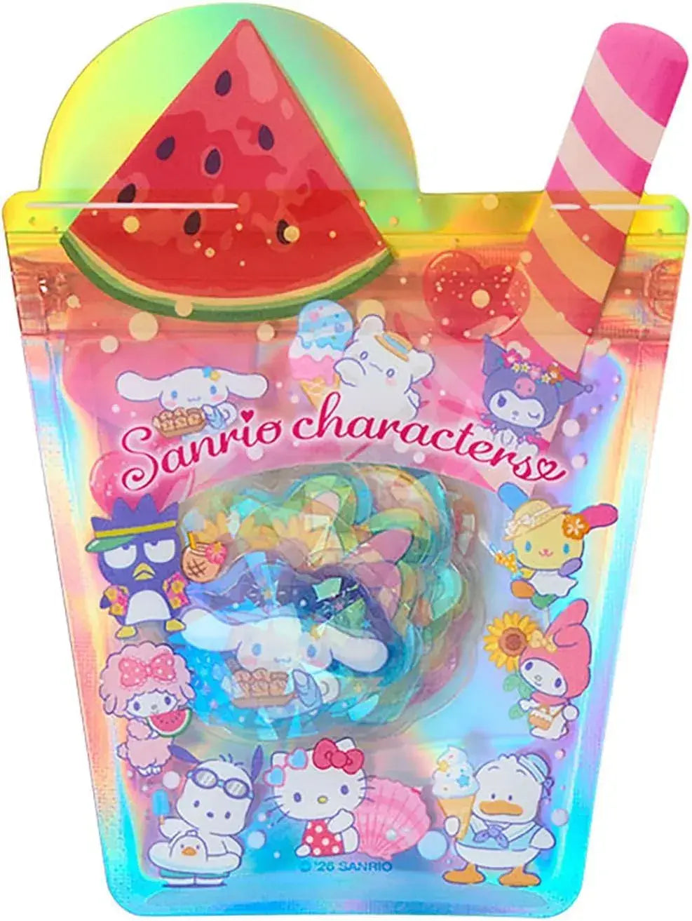 Sanrio Kuromi Summer Sticker Set Age 3 Plus - Character Mix - 4550624769624