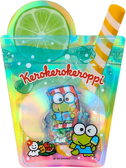 Sanrio Kuromi Summer Sticker Set Age 3 Plus - Keroppi - 4550624769594