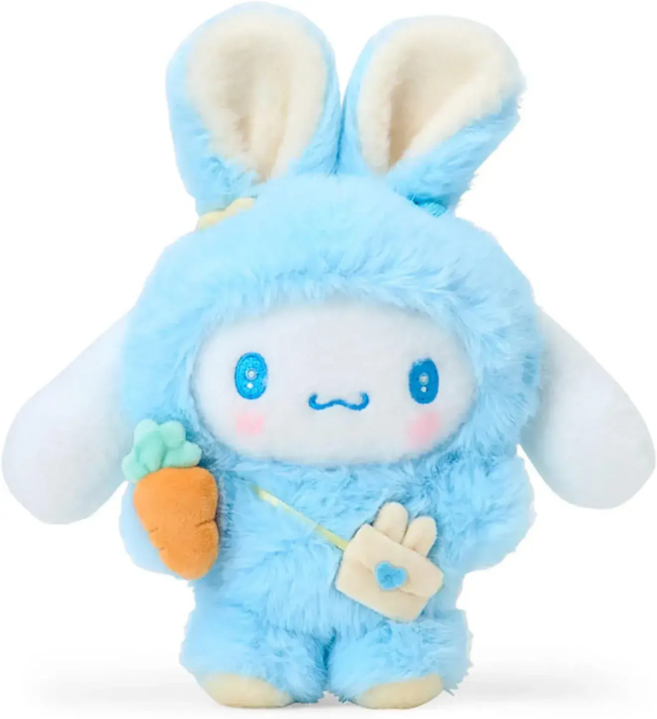 Sanrio Mascot Holder Fluffy Rabbit Party Character Accessory - Cinnamorol Plush - 4550624630580