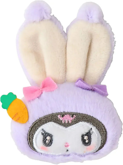 Sanrio Mascot Holder Fluffy Rabbit Party Character Accessory - Chromi Hair Clip - 4550624777346