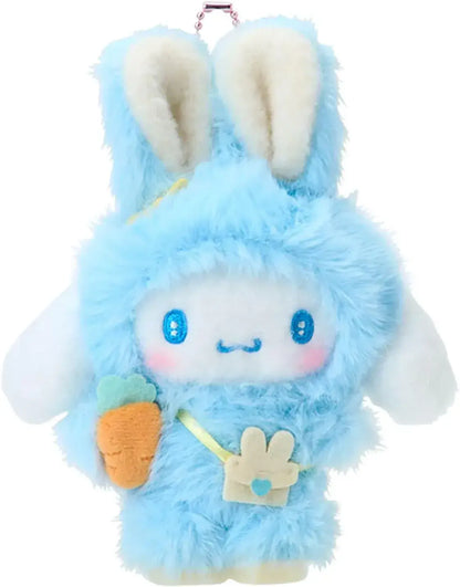 Sanrio Mascot Holder Fluffy Rabbit Party Character Accessory - Cinnamore - 4550624631266