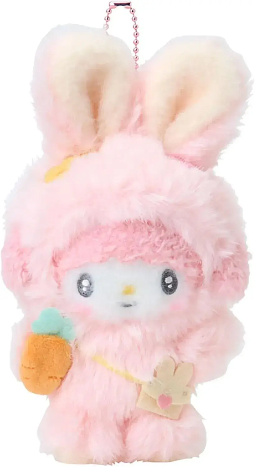 Sanrio Mascot Holder Fluffy Rabbit Party Character Accessory - My Sweet Piano - 4550624631723