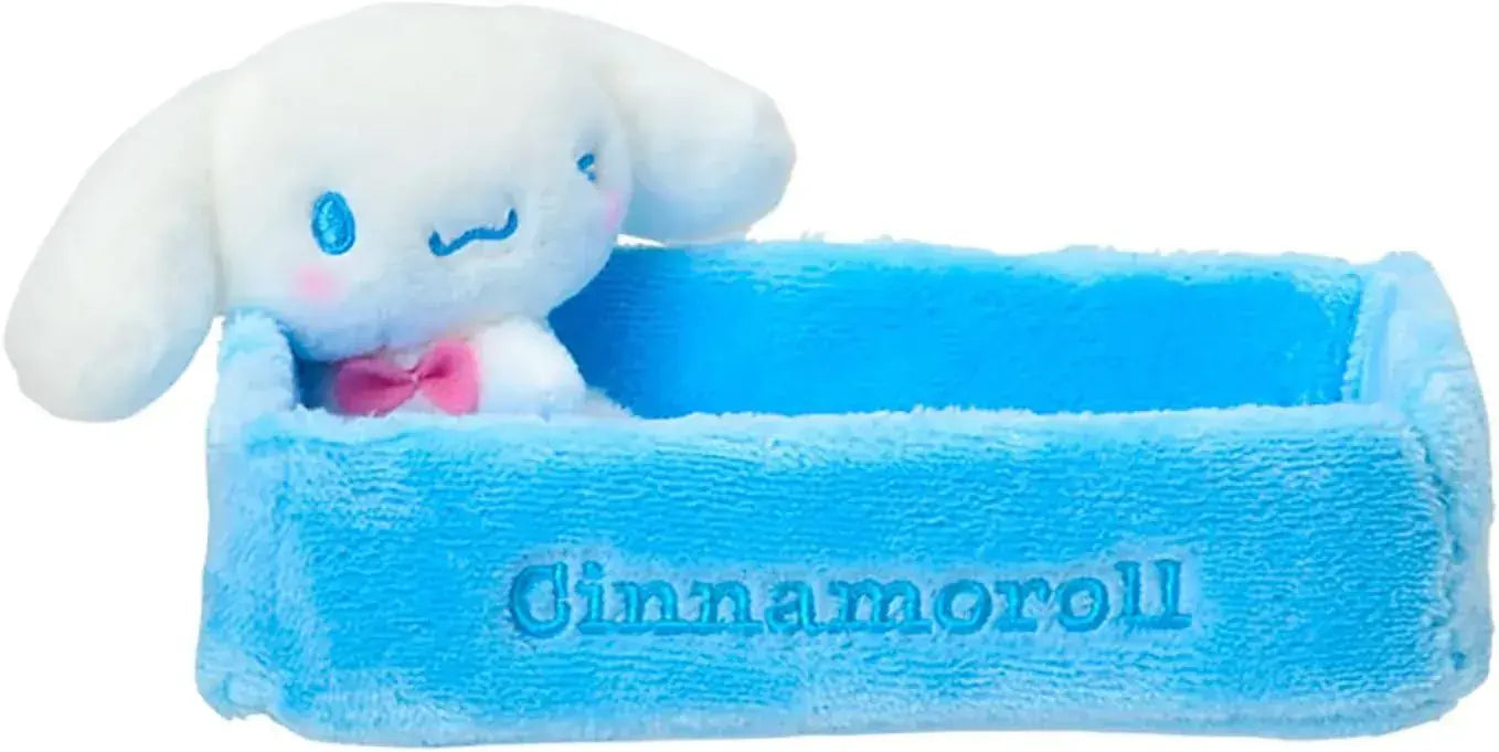 Sanrio Mascot Storage Box Round Kuromi - Cinnamorol Square - 4550624315357
