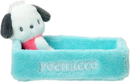 Sanrio Mascot Storage Box Round Kuromi - 2 White - 4550624315388
