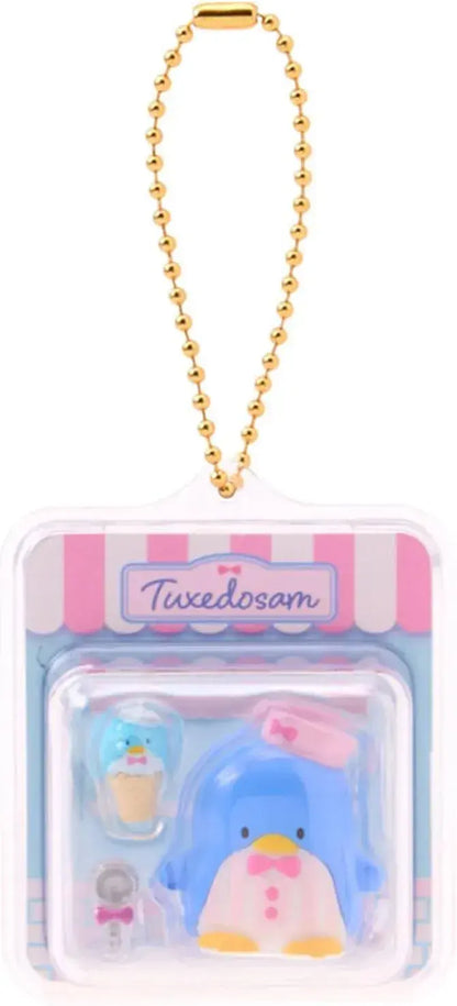 Sanrio Miniature Package Charm - Tuxedo Sam - 4550624649407