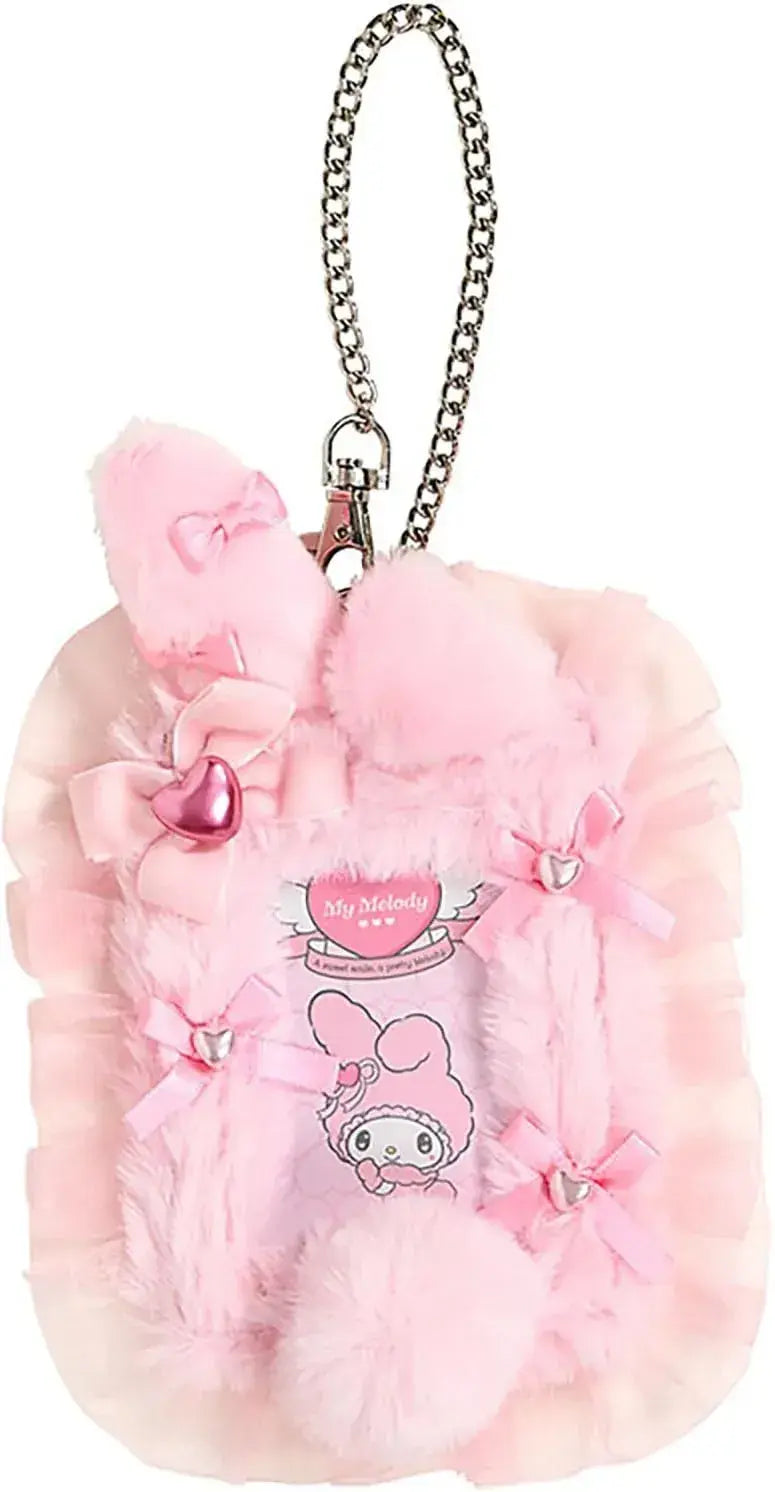 Sanrio My Melody Mascot Holder Polyester Steel Accessory - Pink - 4550624550895