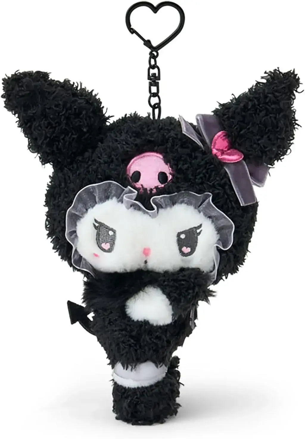 Sanrio My Melody Mascot Holder Polyester Steel Accessory - Chrome - 4550624827089