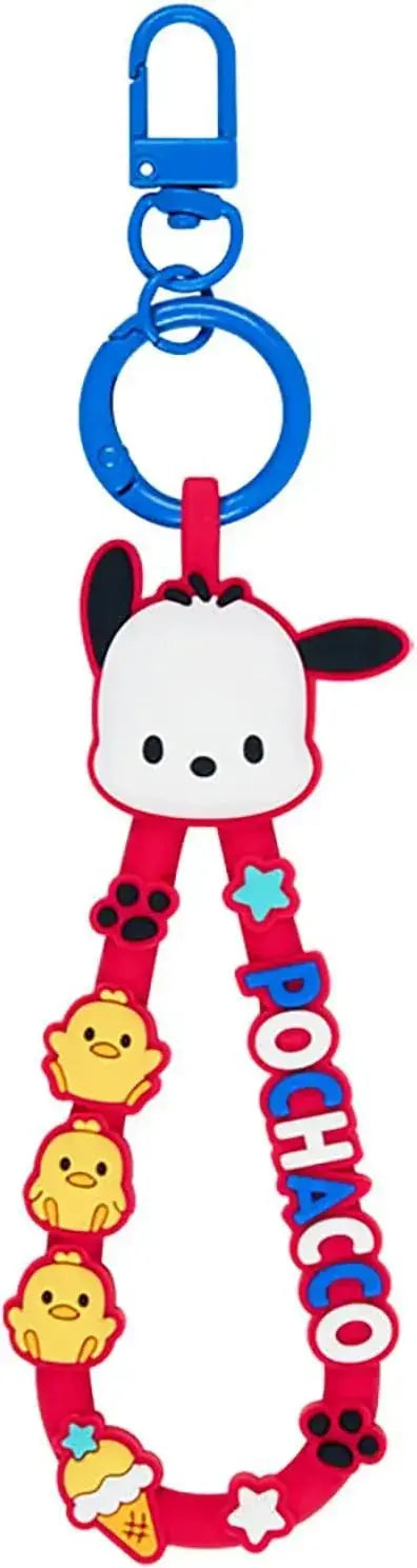 Sanrio Rubber Cord Keychain Character Prize Collection Vol 1 - Pochacco - 4550624828512