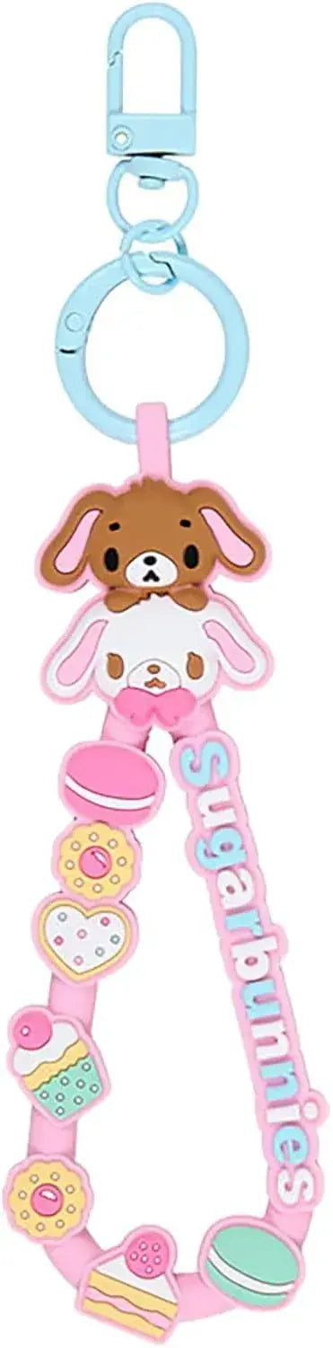 Sanrio Rubber Cord Keychain Character Prize Collection Vol 1 - Sugar Bunnies - 4550624829540
