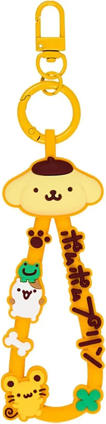 Sanrio Rubber Cord Keychain Character Prize Collection Vol 1 - Pom Pom Pudding - 4550624828277
