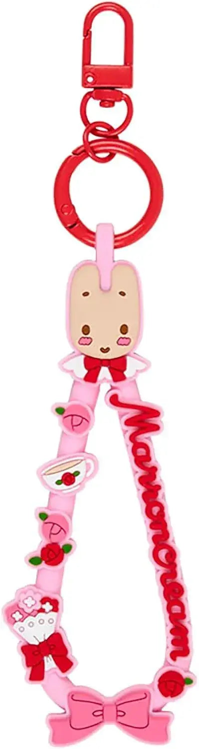 Sanrio Rubber Cord Keychain Character Prize Collection Vol 1 - Maroon Cream - 4550624828796