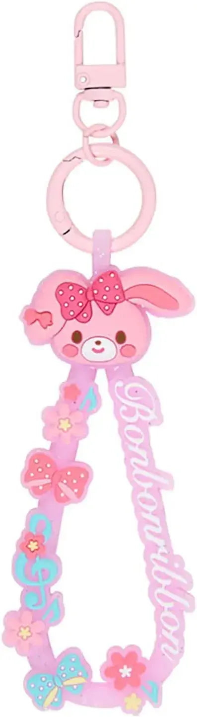 Sanrio Rubber Cord Keychain Character Prize Collection Vol 1 - Bon Ribbon - 4550624828970