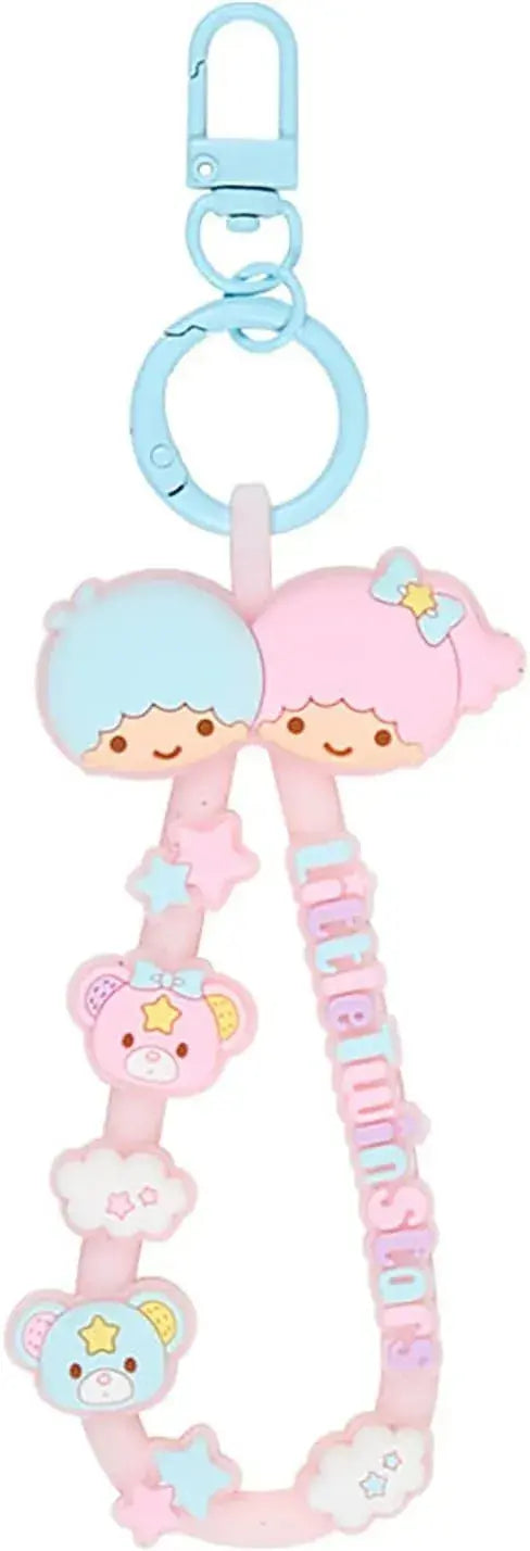 Sanrio Rubber Cord Keychain Character Prize Collection Vol 1 - Little Twin Stars - 4550624828260