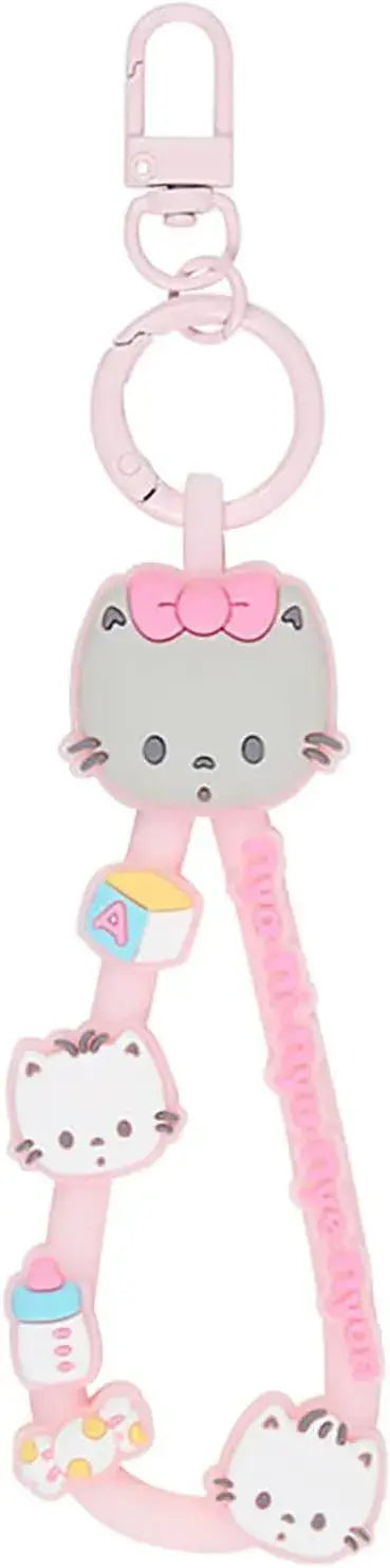 Sanrio Rubber Cord Keychain Character Prize Collection Vol 1 - Nyanyn Nyennyon - 4550624829472