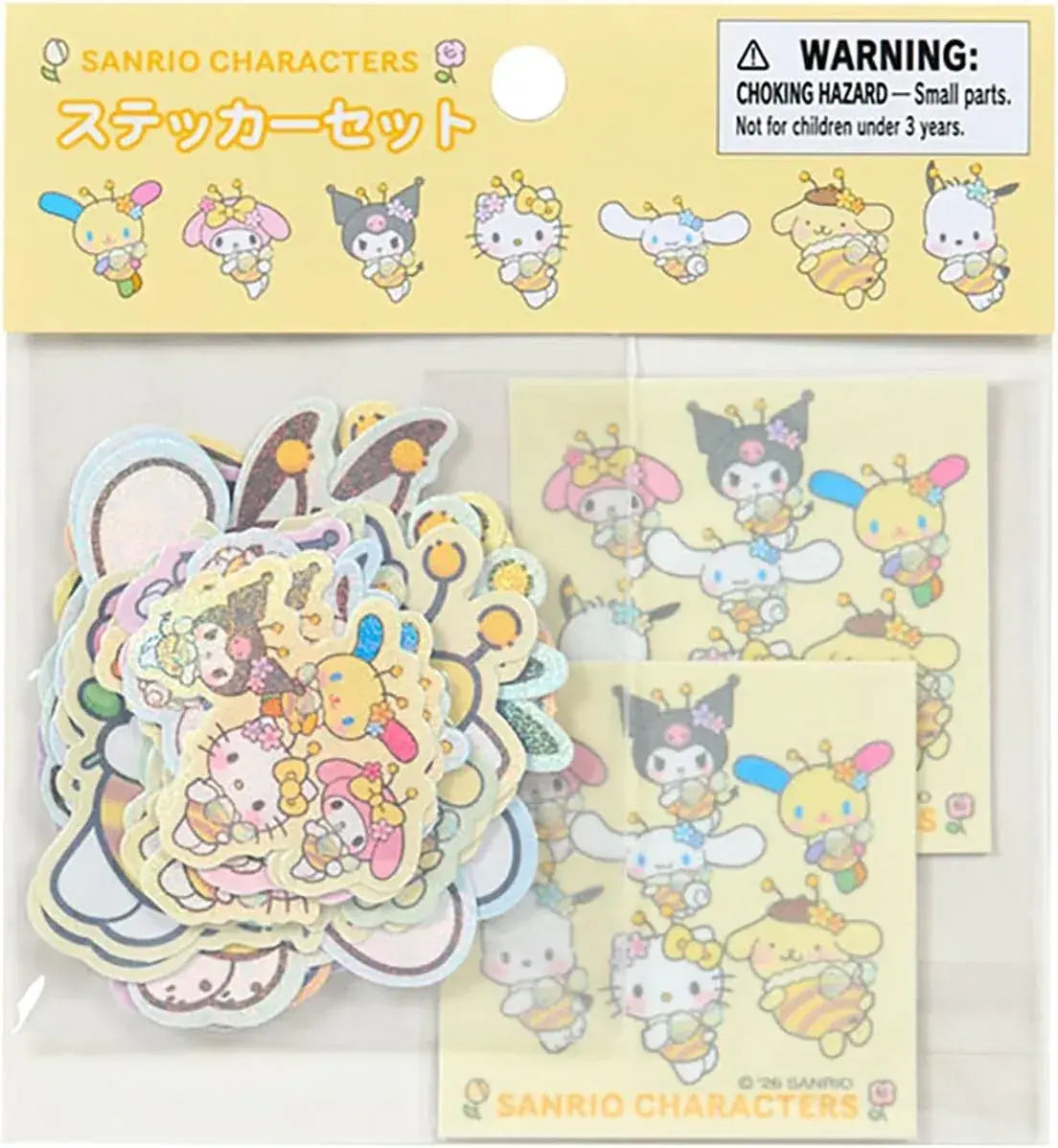 Sanrio Sanrio Characters Pouch Accessory - Sticker Set - 4550624793582