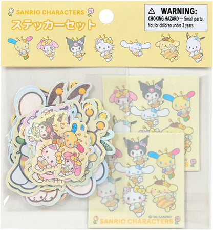 Sanrio Sanrio Characters Pouch Accessory - Sticker Set - 4550624793582