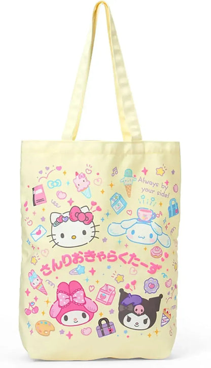 Sanrio Sanrio School Collection Pouch - Characters Tote Bag - 4550624830485