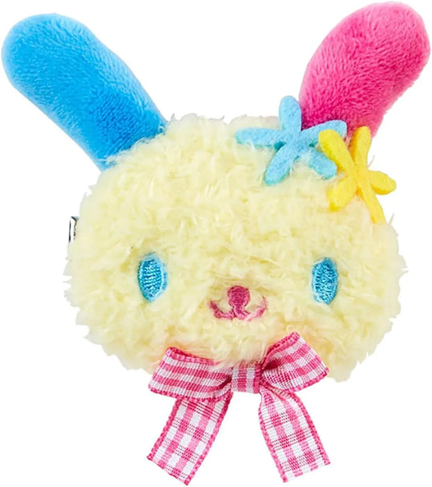 Sanrio Usahana Face Shape Hair Clip Soft Hair Rubber for Stylish Hold Sanrio