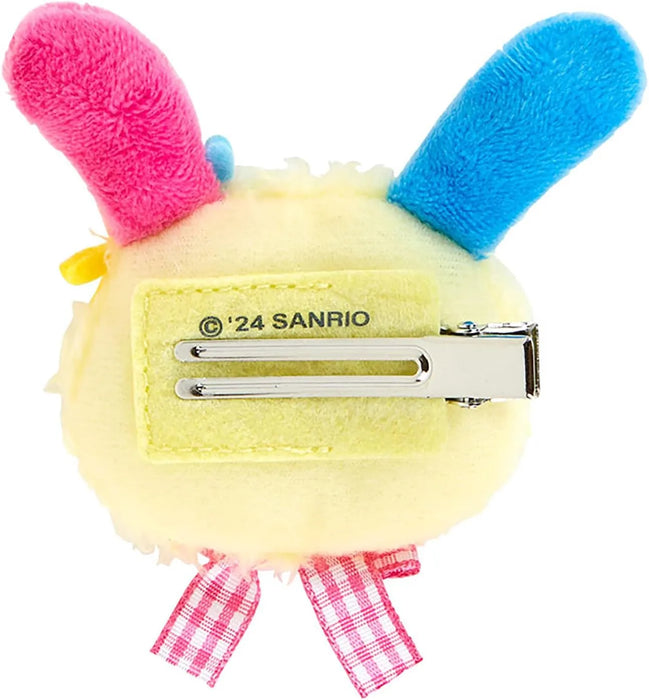 Sanrio Usahana Face Shape Hair Clip Soft Hair Rubber for Stylish Hold Sanrio