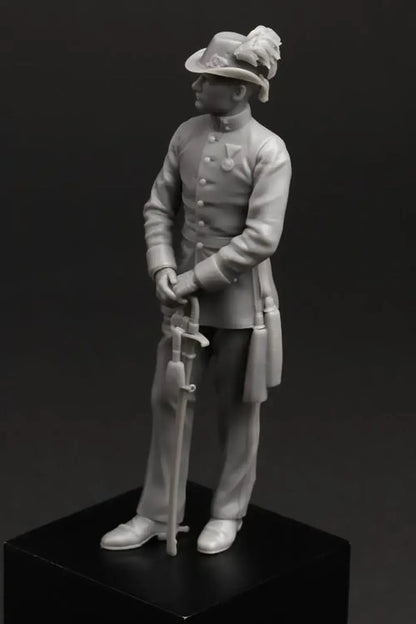 SBS Model WWI Austrian Officer Resin Figure Kit 75mm
