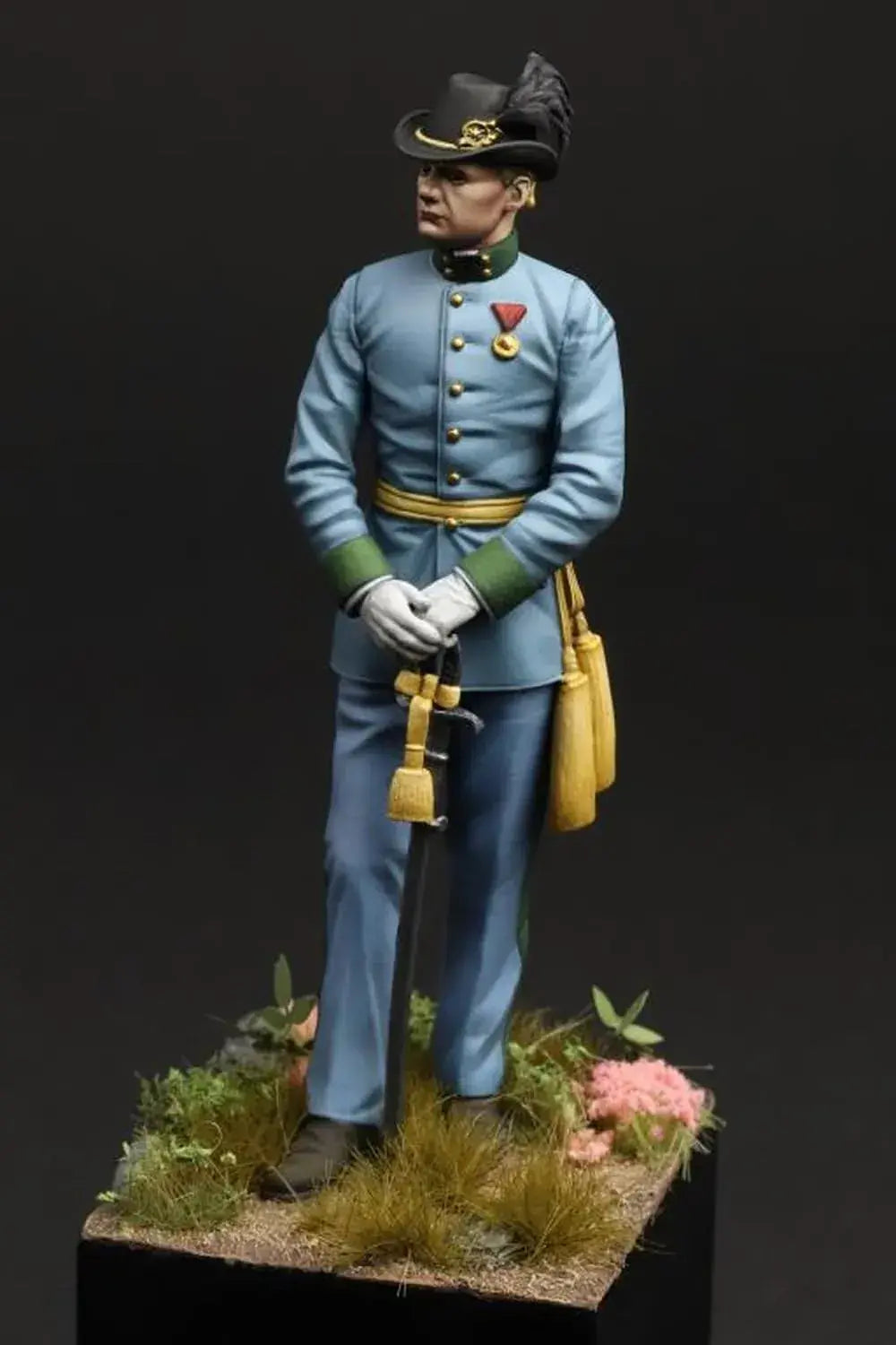 SBS Model WWI Austrian Officer Resin Figure Kit 75mm