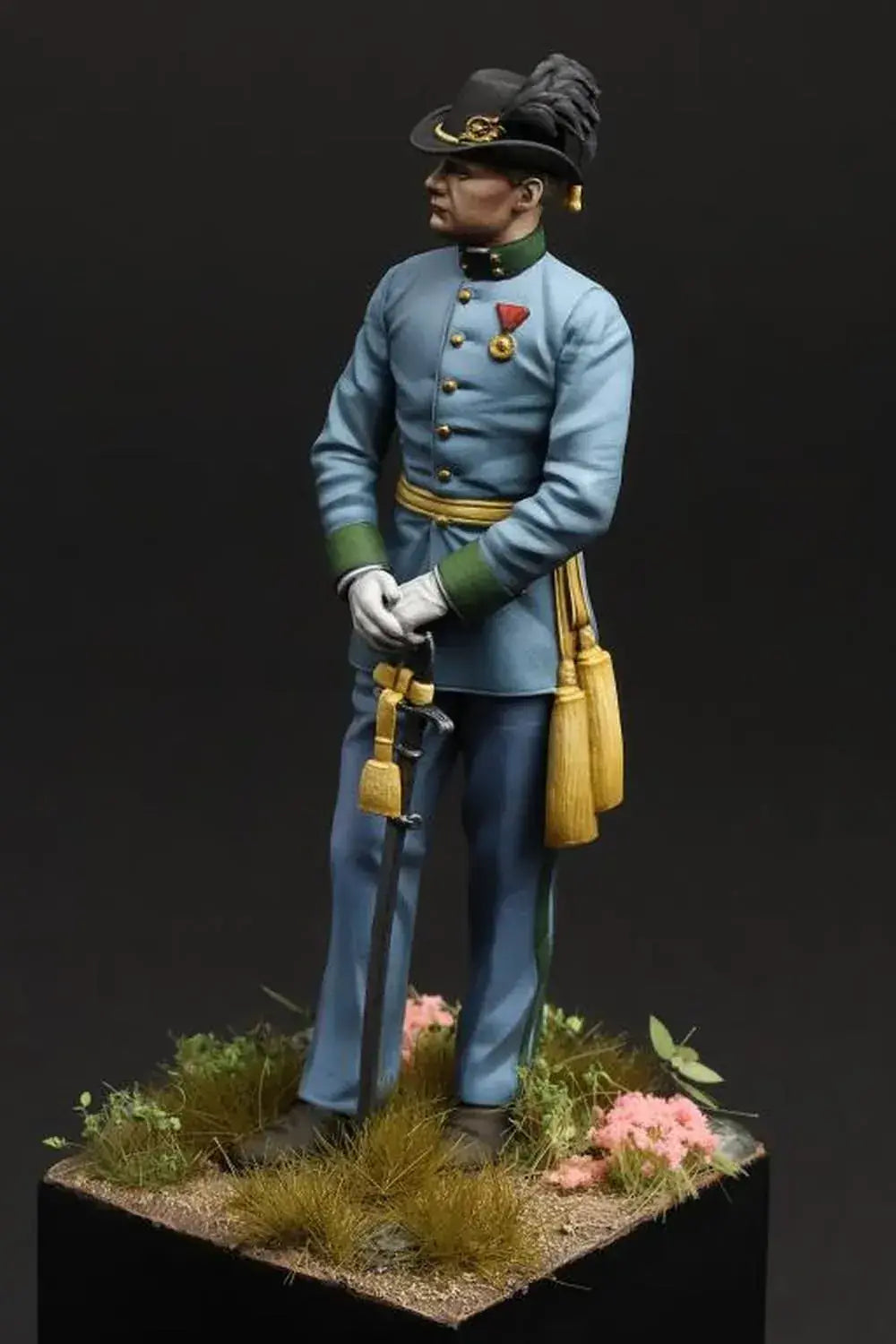 SBS Model WWI Austrian Officer Resin Figure Kit 75mm