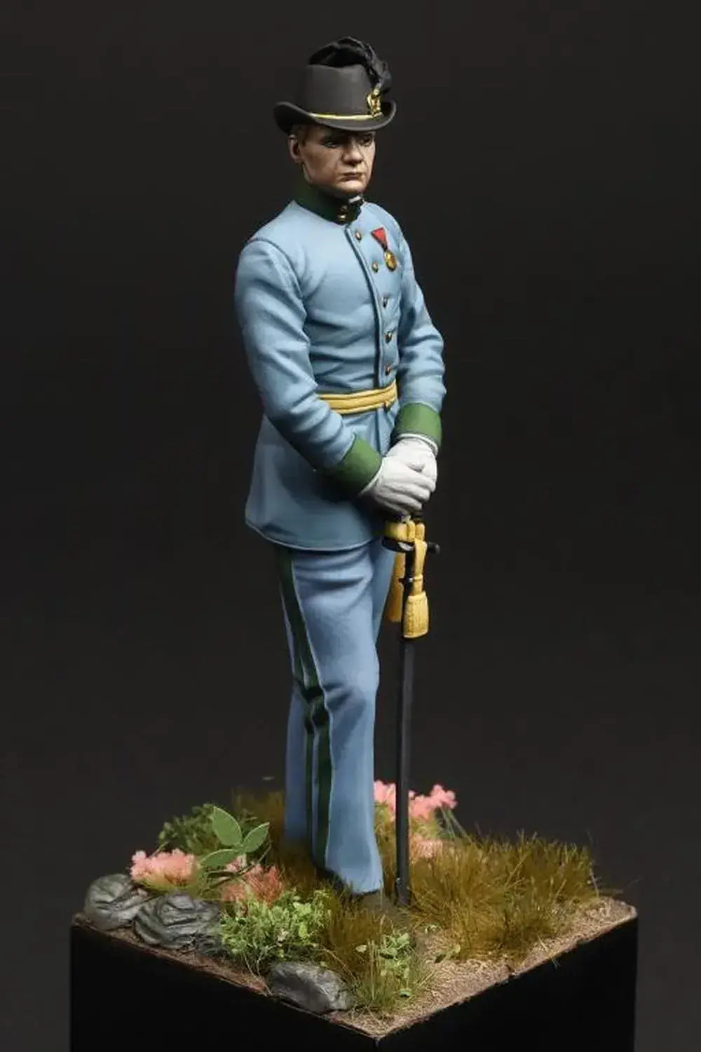 SBS Model WWI Austrian Officer Resin Figure Kit 75mm