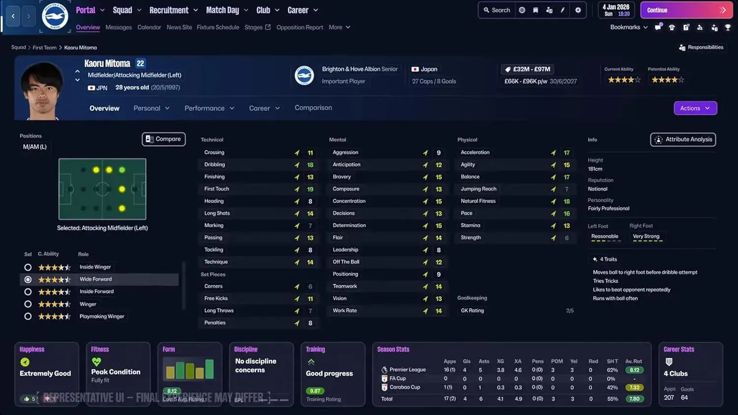 Sega Football Manager 26 Console Game