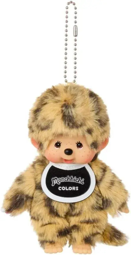 Sekiguchi Monchhichi Leopard Print Keychain
