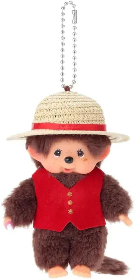 Sekiguchi One Piece Luffy Monchhichi Key Chain