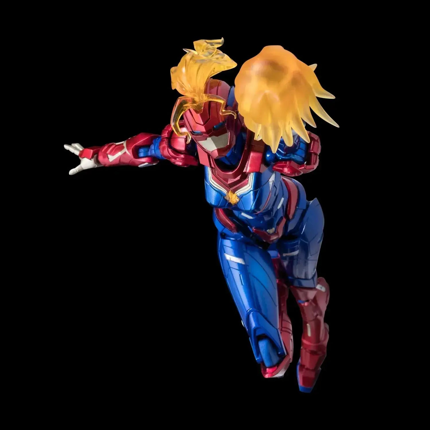 Sentinel Fighting Armor Captain Marvel Diecast PVC ABS Figure