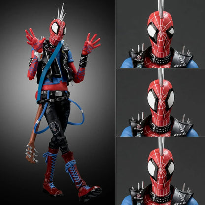 Sentinel Spider Man Spider Punk Action Figure PVC ABS 7.1 in