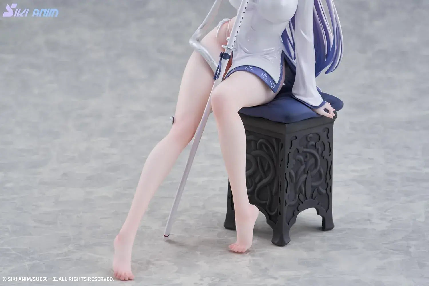 Siki Anim Blue and White Snake Ilro Deluxe PVC Figure