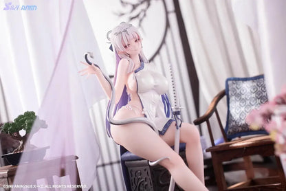 Siki Anim Blue and White Snake Ilro Deluxe PVC Figure