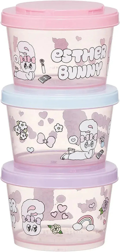 Skater Fluffy Serving Lunch Box 1 Tier Dishwasher Microwave Safe - 2-Tier Easter Bunny - 4973307728709