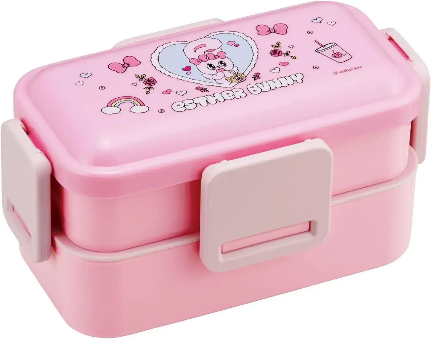 Skater Fluffy Serving Lunch Box 1 Tier Dishwasher Microwave Safe - 600ml - 4973307715198